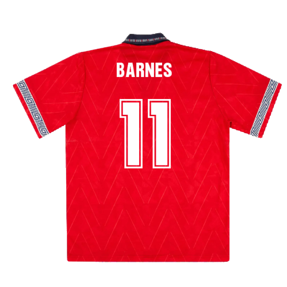 England 1990-92 Away Shirt (XL) (Excellent) (Barnes 11)_1