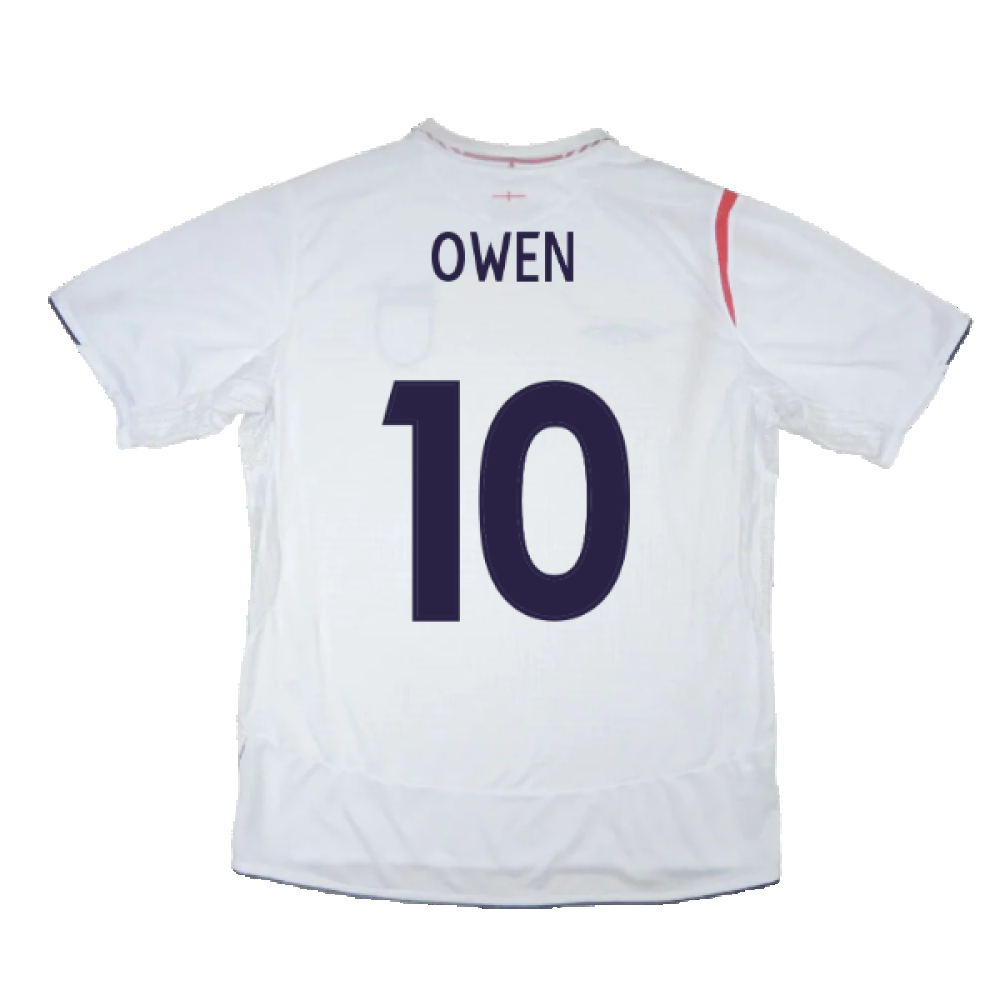 England 2005-2007 Home Shirt (Excellent) (OWEN 10)_1