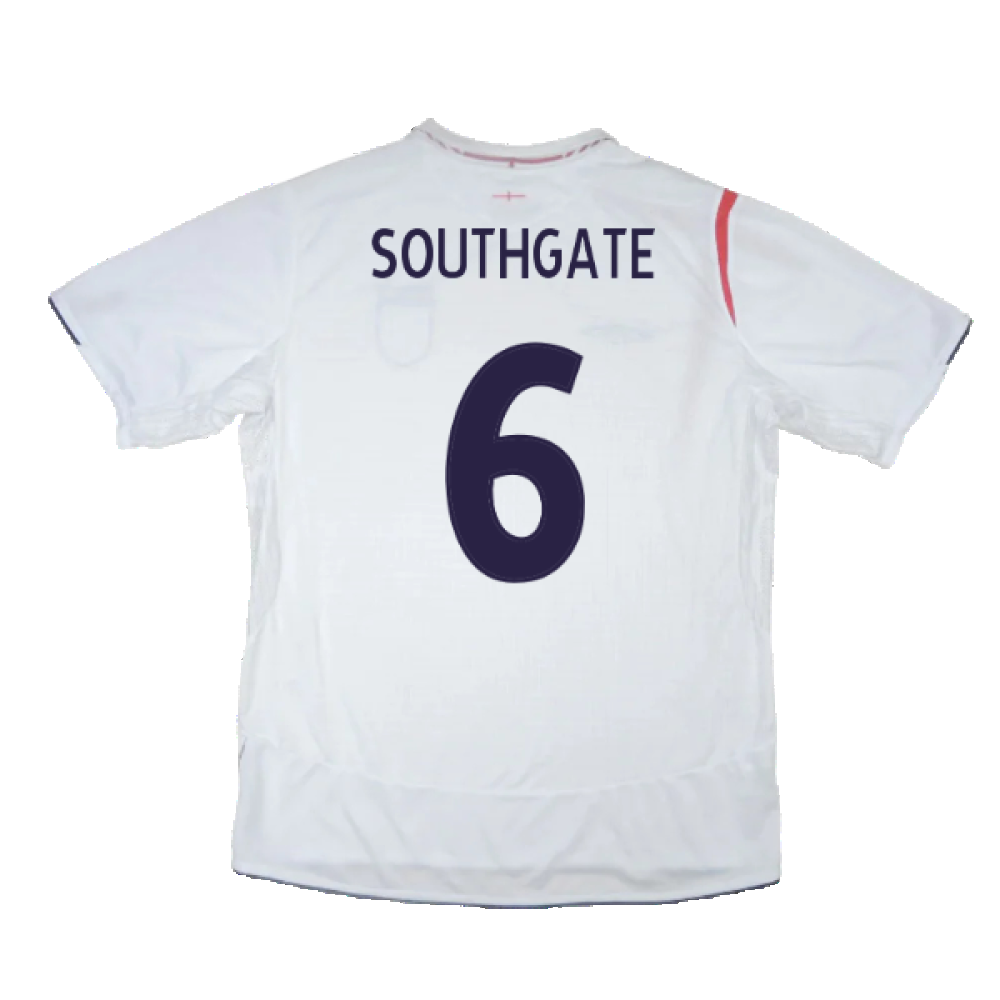 England 2005-2007 Home Shirt (XXL) (Mint) (SOUTHGATE 6)_1