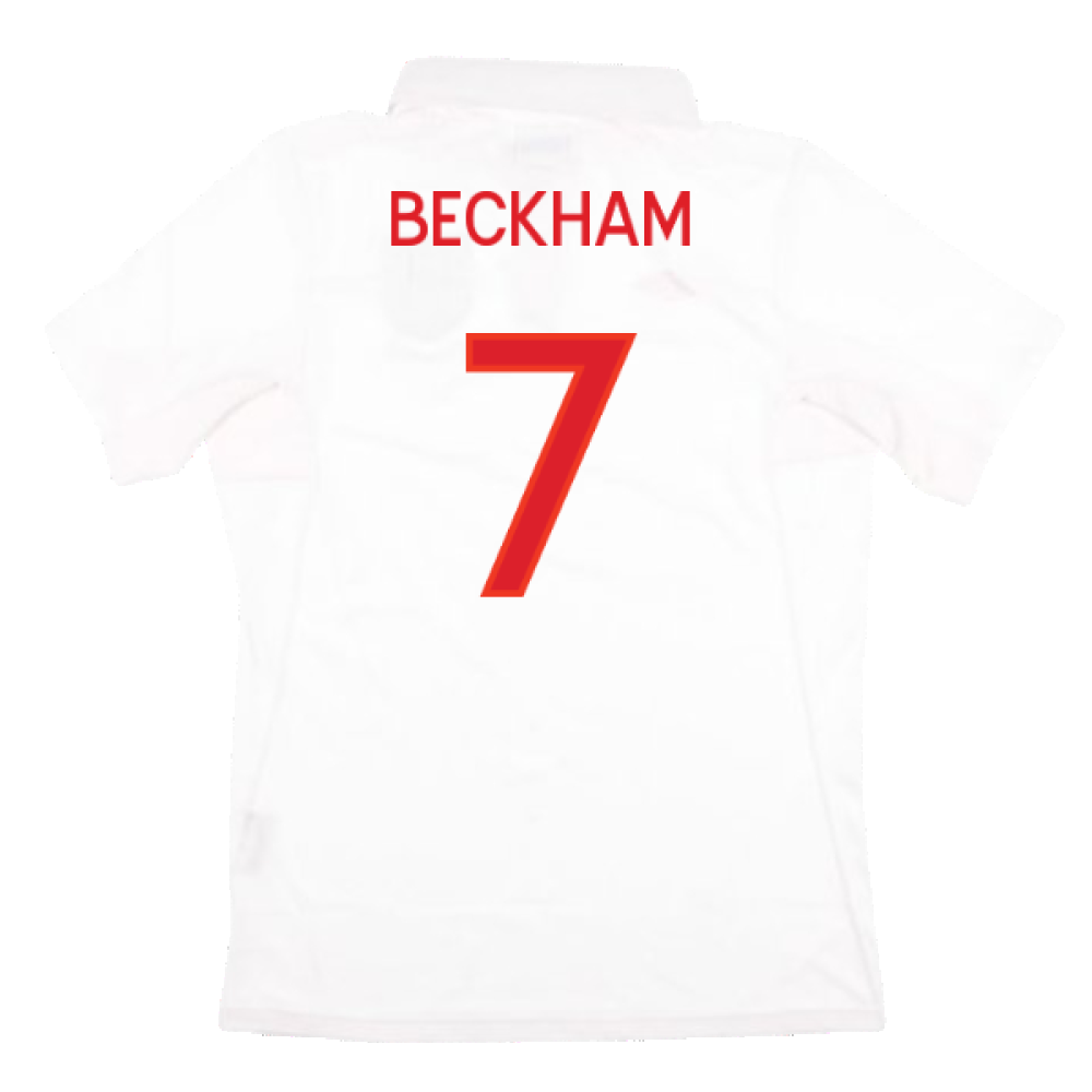 England 2009-10 Home Shirt (L) (Good) (BECKHAM 7)_1