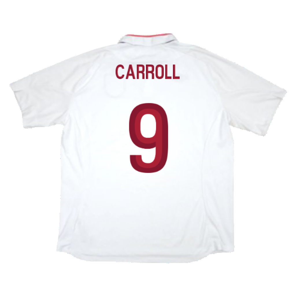 England 2012-13 Home Shirt (XL) (Good) (Carroll 9)_1