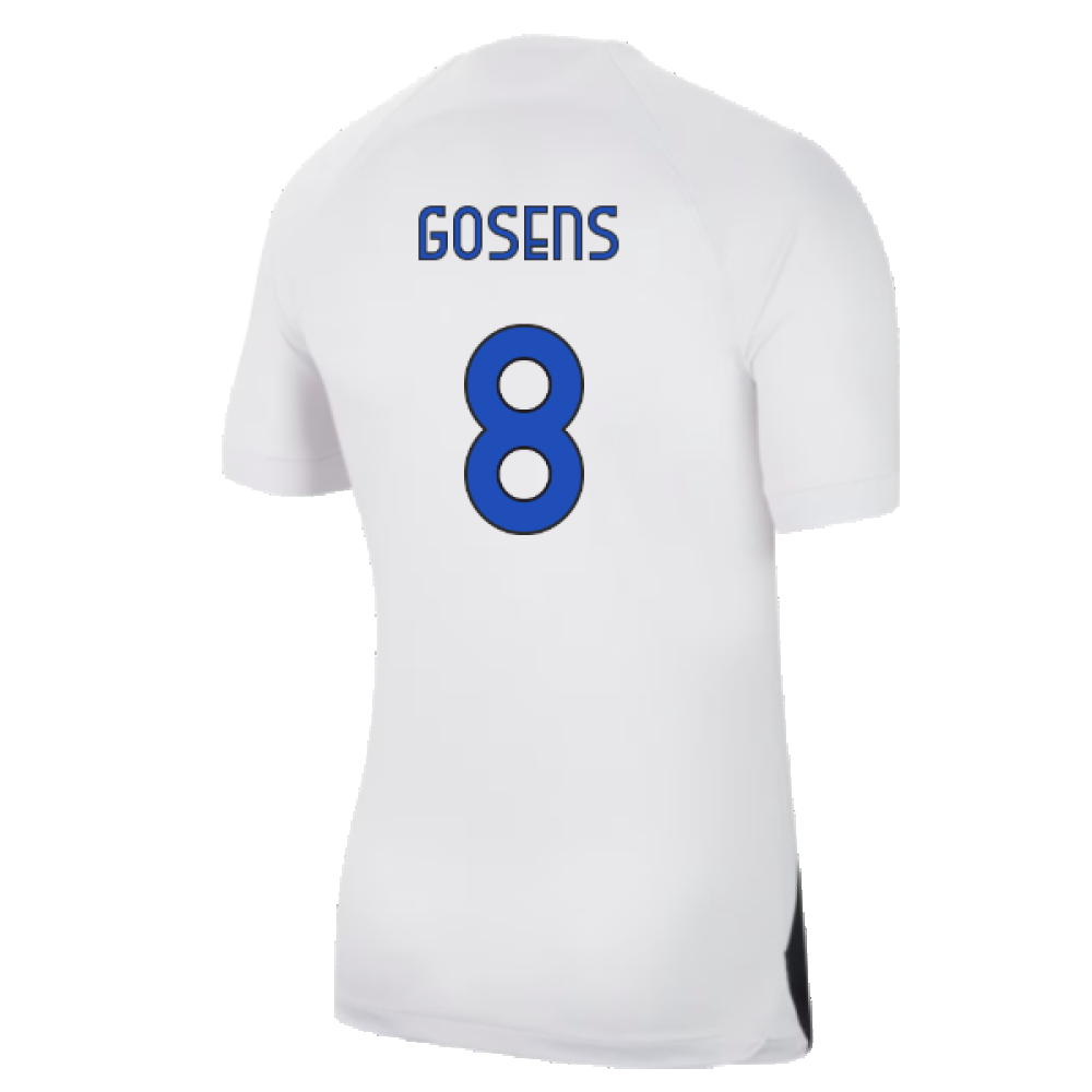 Inter Milan 2023-24 Away Shirt (Sponsorless) (M) (Gosens 8) (BNWT)_1