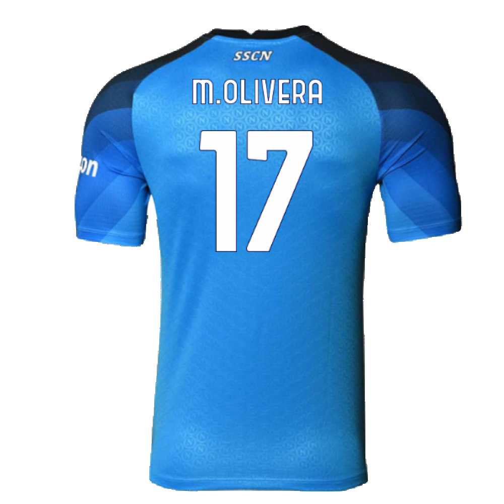 Napoli 2022-23 Player Issue Home Shirt (3XL) (M.Olivera 17) (Excellent)_1