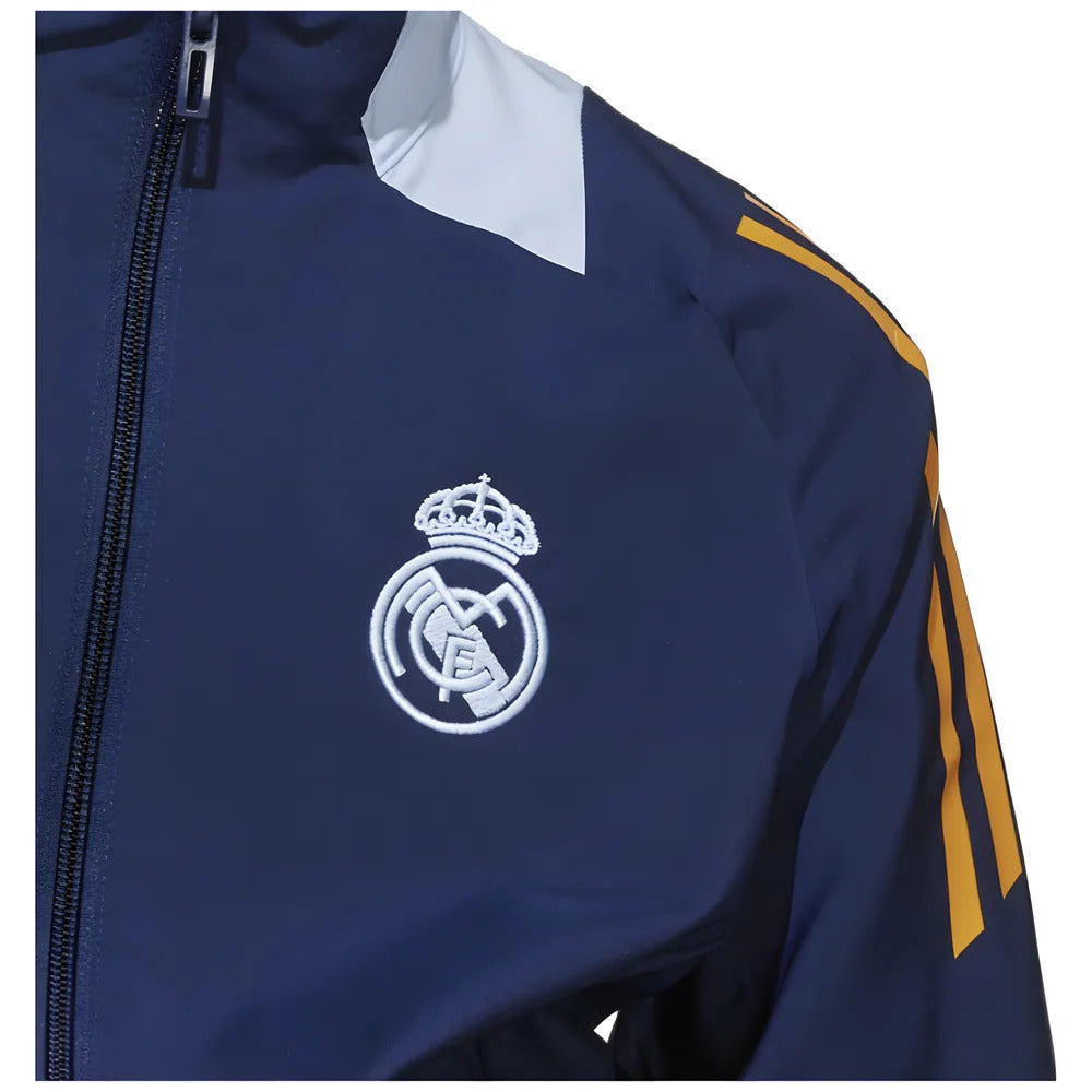 2024-2025 Real Madrid Presentation Jacket (Navy) - Kids_1