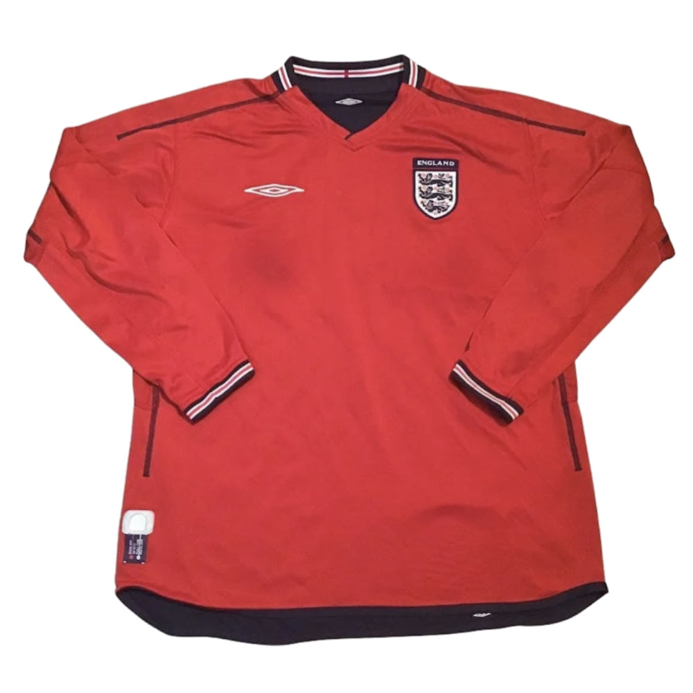 England 2002-2004 Umbro Away Shirt (Beckham 7) (M) (Good)_1