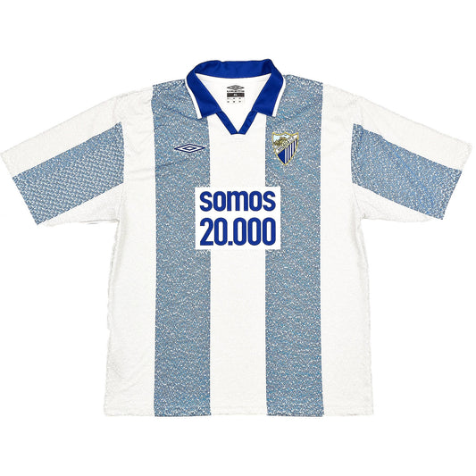 2004/05 MALAGA 'SOMOS 20,000' HOME SHIRT (XL) UMBRO