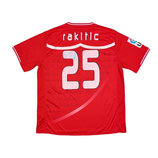 2010/11 SEVILLA RAKITIC #25 *SIGNED* AWAY SHIRT (XL) JOMA