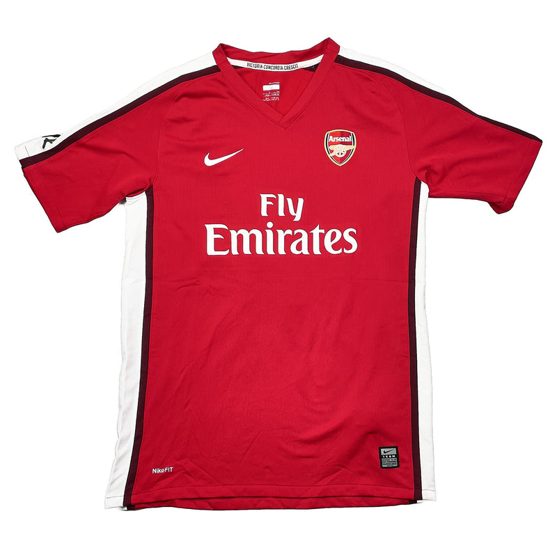 2008/10 Arsenal #11 *Match Worn Milk Cup* Home Shirt (XL.Kids) Nike