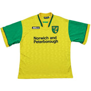 1996/97 Norwich City Home Shirt (M) Mitre