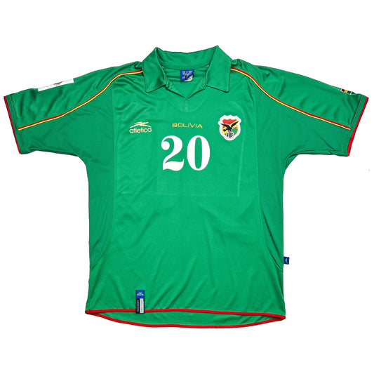 CULT KITS - 2004/06 BOLIVIA BOTERO #20 HOME SHIRT (L) ATLETICA