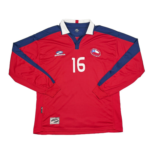 CULT KITS - 2004/05 CHILE #16 L/S HOME SHIRT (L) BROOKS