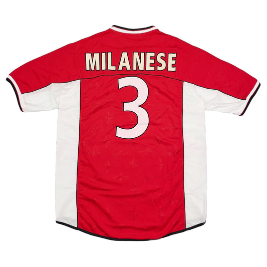 2002/03 PERUGIA MILANESE #3 HOME SHIRT (XL) GALEX