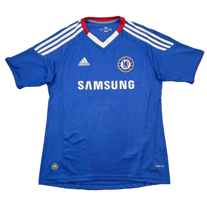 2010/11 Chelsea David Luiz #4 Home Shirt (S) Adidas