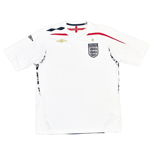 CULT KITS - 2007/09 ENGLAND HOME SHIRT (XL) UMBRO