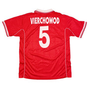 1998/99 Piacenza Vierchowod #5 *Match Issue* Home Shirt (XL) Lotto
