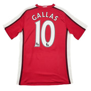 2008/10 Arsenal Gallas #10 Home Shirt (S) Nike