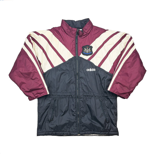 CULT KITS - 1995/96 NEWCASTLE UNITED BENCH COAT (M) ADIDAS