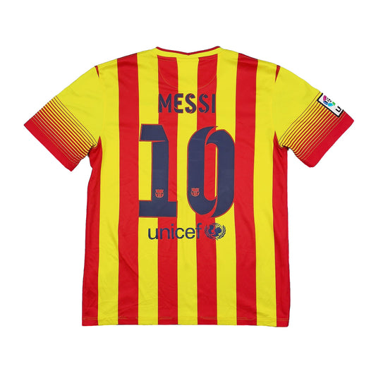 CULT KITS - 2014/15 BARCELONA MESSI #10 AWAY SHIRT (M) NIKE