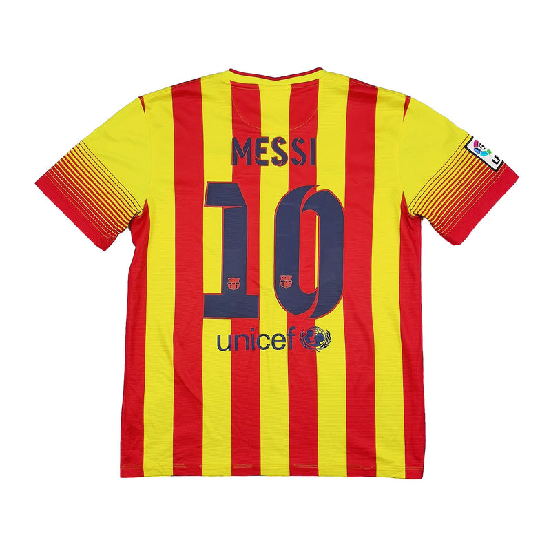 2013/14 Barcelona Messi #10 Away Shirt (M) Nike