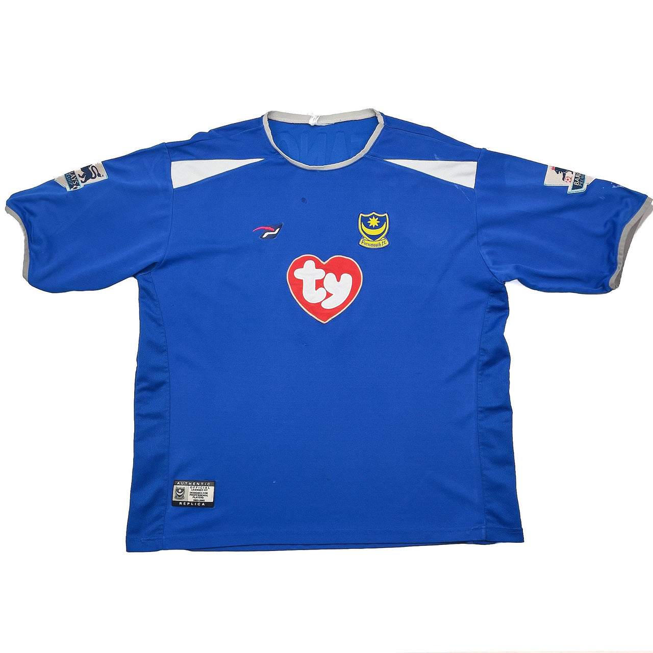 CULT KITS - 2003/05 PORTSMOUTH STEFANOVIC #3 HOME SHIRT (S) OM