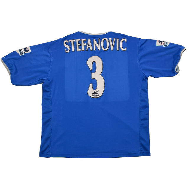 CULT KITS - 2003/05 PORTSMOUTH STEFANOVIC #3 HOME SHIRT (S) OM