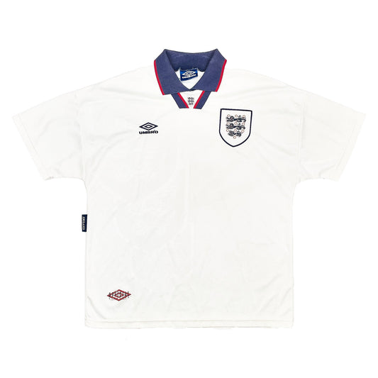 CULT KITS - 1993/95 ENGLAND HOME SHIRT (XL) UMBRO