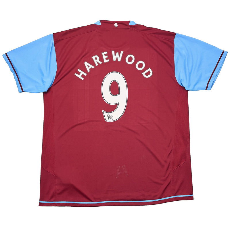 2007/08 Aston Villa Harewood #9 Home Shirt (XXL) Nike