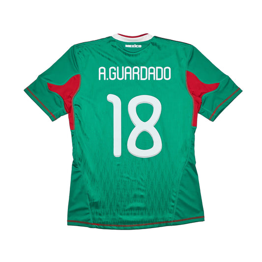 2010 MEXICO A.GUARDADO #18 HOME SHIRT (M) ADIDAS