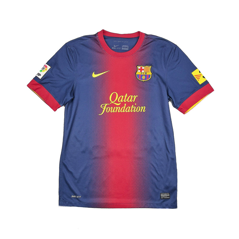 2012/13 Barcelona David Villa #7 Home Shirt (S) Nike