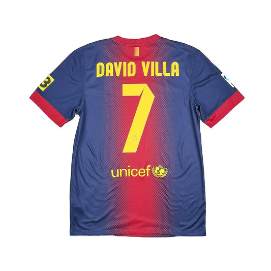2012/13 BARCELONA DAVID VILLA #7 HOME SHIRT (S) NIKE, Cult Kits