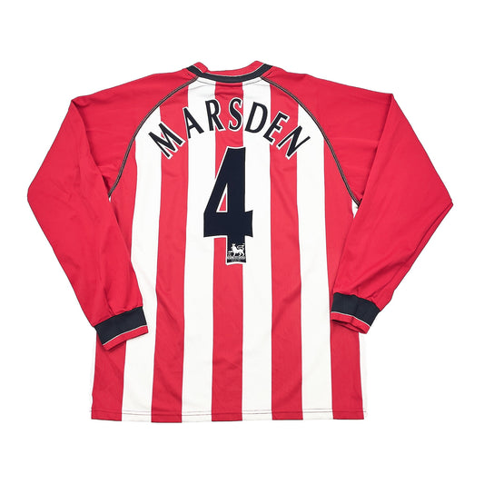 CULT KITS - 2003/05 SOUTHAMPTON MARSDEN #4 L/S HOME SHIRT (L) OM