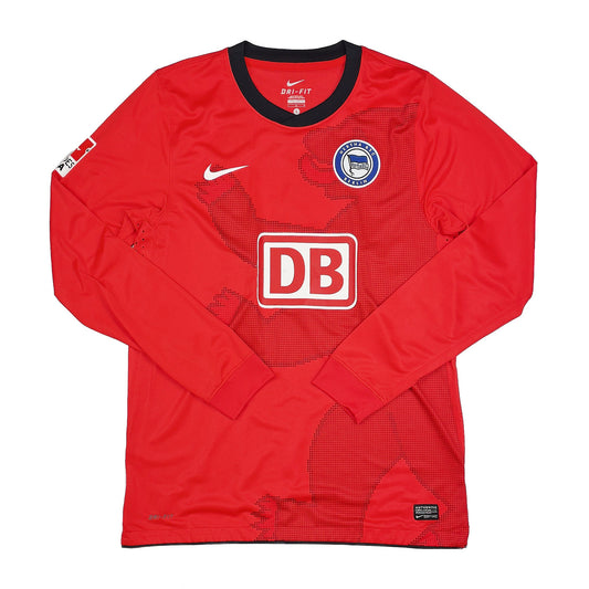 CULT KITS - 2010/11 HERTHA BERLIN NIEMEYER #18 *PLAYER ISSUE* L/S AWAY SHIRT (XL) NIKE
