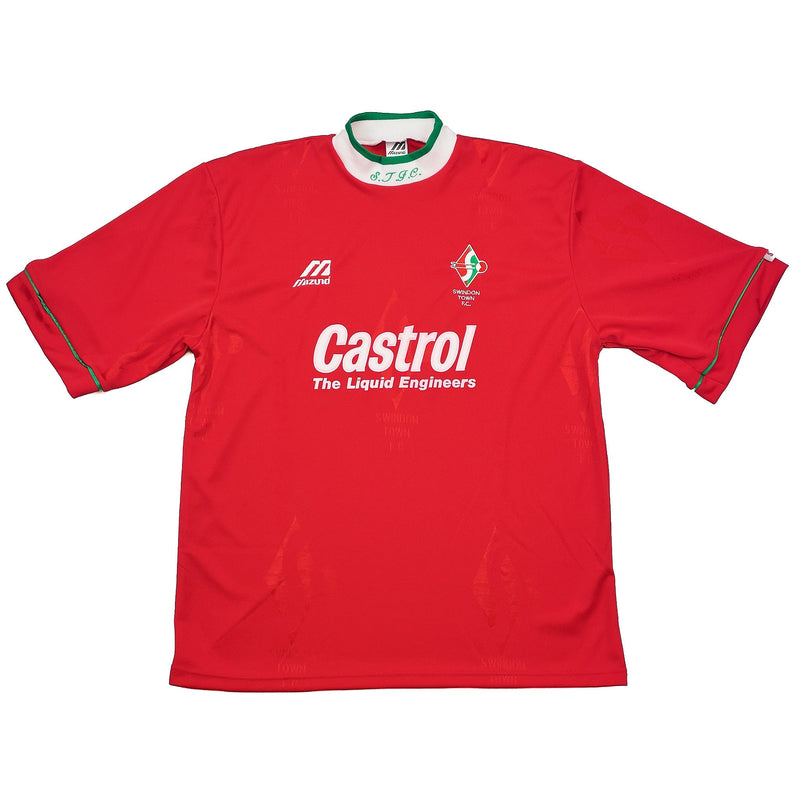 1995/97 Swindon Town *Mint* Home Shirt (L) Mizuno