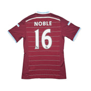 2014/15 WEST HAM NOBLE #16 HOME SHIRT (M) ADIDAS