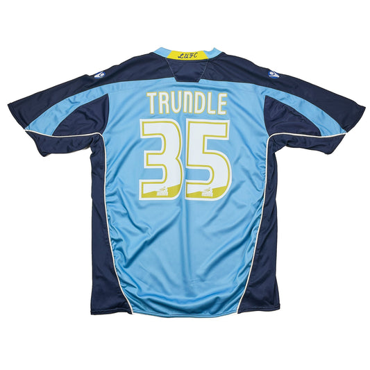 CULT KITS - 2008/09 LEEDS UNITED TRUNDLE #35 AWAY SHIRT (M) MACRON