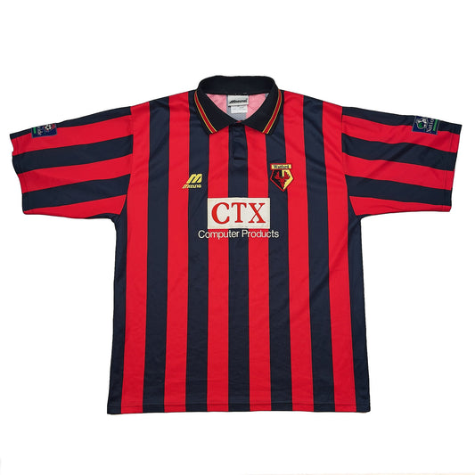 CULT KITS - 1996/98 WATFORD AWAY SHIRT (XL) MIZUNO