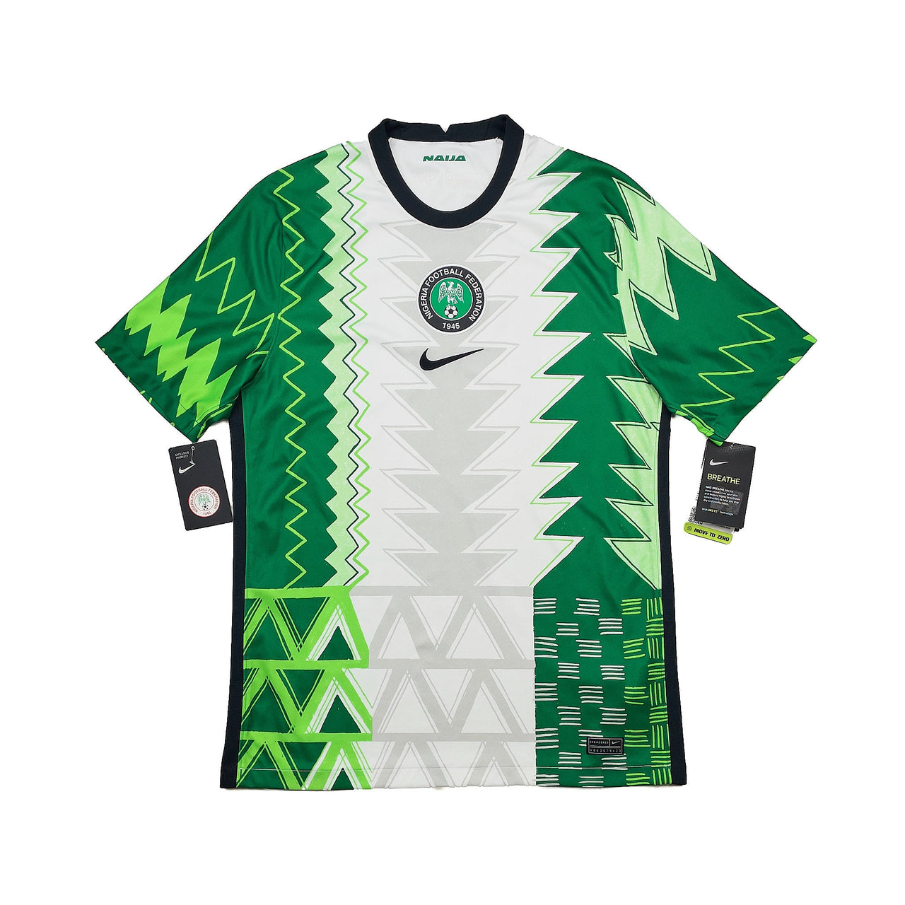 CULT KITS - 2020/21 NIGERIA *BNWT* HOME SHIRT (M) NIKE