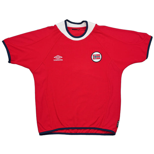 2000/02 NORWAY HOME SHIRT (S) UMBRO