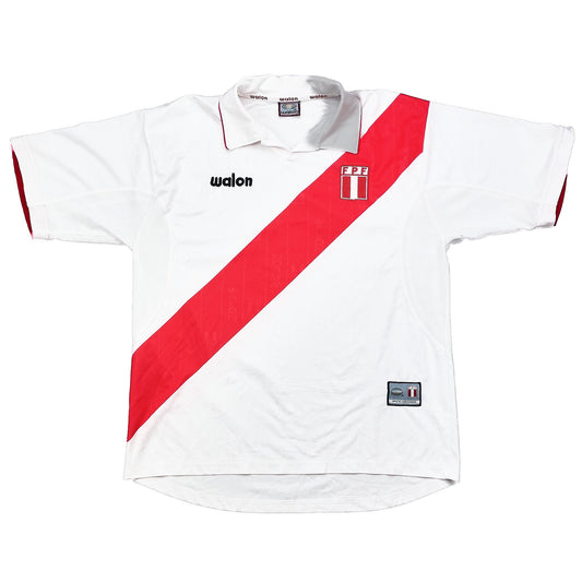 CULT KITS - 2002/03 PERU HOME SHIRT (XL) WALON