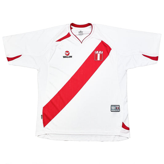 CULT KITS - 2007/09 PERU HOME SHIRT (XL) WALON