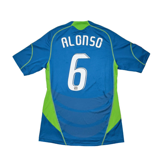 2009/10 SEATTLE SOUNDERS ALONSO #6 *SIGNED* AWAY SHIRT (S) ADIDAS