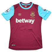 2015/16 West Ham Noble #16 *Match Issue + Signed* Home Shirt (S) Umbro