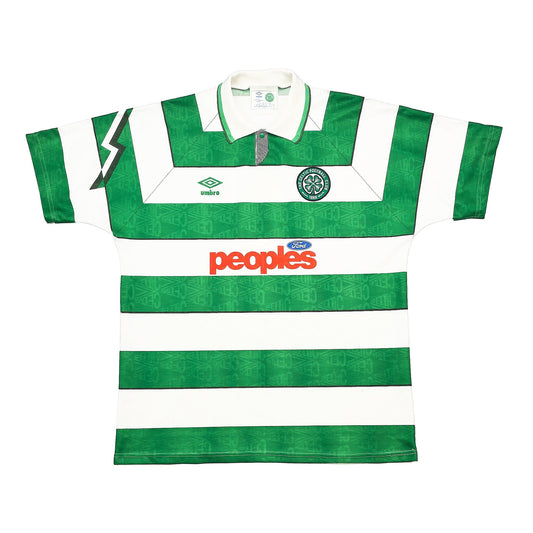 CULT KITS - 1991/92 CELTIC HOME SHIRT (XL) UMBRO