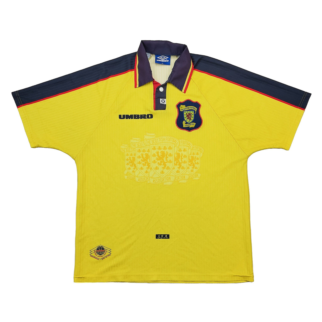 CULT KITS - 1996/98 SCOTLAND AWAY SHIRT (XL) UMBRO