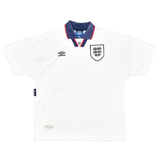CULT KITS - 1993/95 ENGLAND HOME SHIRT (XL) UMBRO