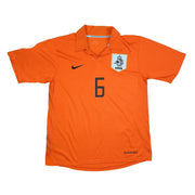 2006/08 Netherlands Landzaat #6 Home Shirt (M) Nike