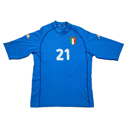 2000/01 ITALY #21 HOME SHIRT (L) KAPPA