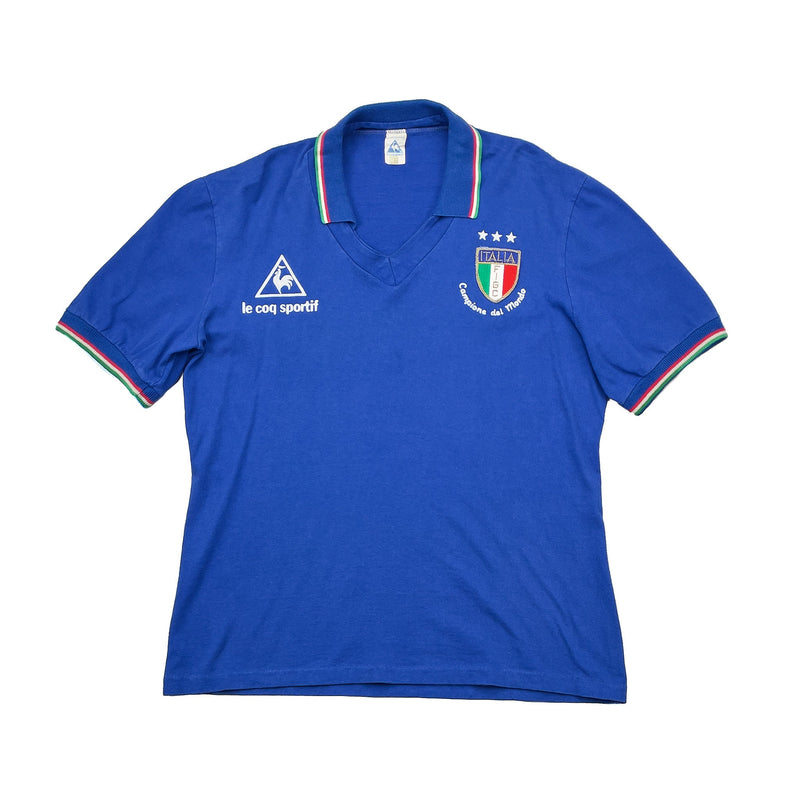 1982 Italy *Champions* Home Shirt (M) Le Coq Sportif