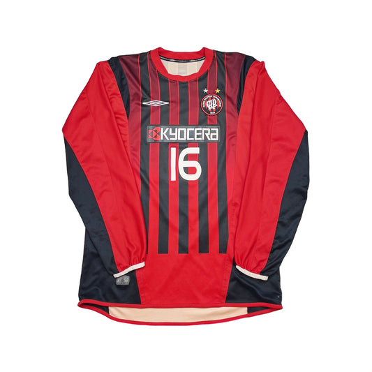 CULT KITS - 2005 ATHLETICO PARANAENSE #16 L/S HOME SHIRT (XXL) UMBRO
