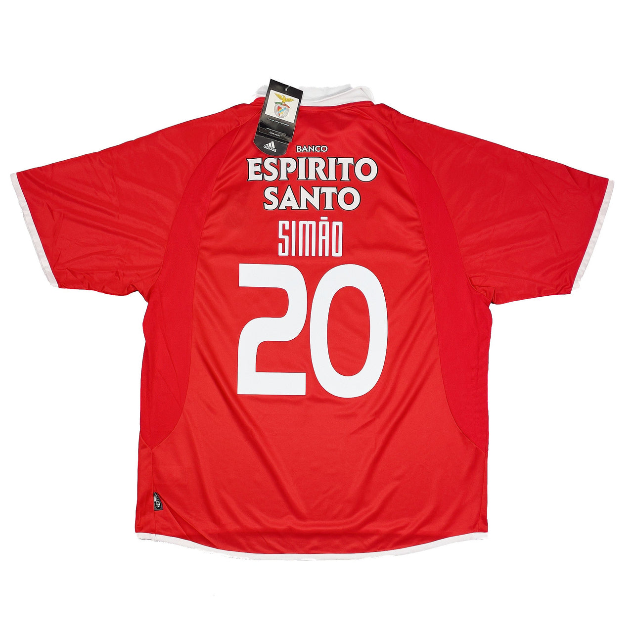 2003/05 BENFICA SIMAO #20 *BNWT* CENTENARY HOME SHIRT (XL) ADIDAS